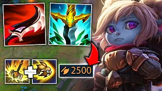 I built only Lethality Items on Poppy and my E+Q is a guaranteed one shot