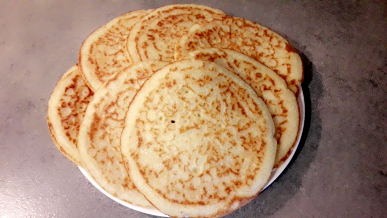 فطائرالمقلاة السريعة أوالمخنفر بدون بيض أو حليب بمقادير بسيطة كيوجدوا في الحين وكيجي اسفنجي وجد خفيف