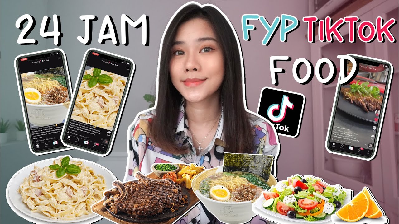 24 JAM MAKAN DIATUR FYP TIKTOK! YouTube
