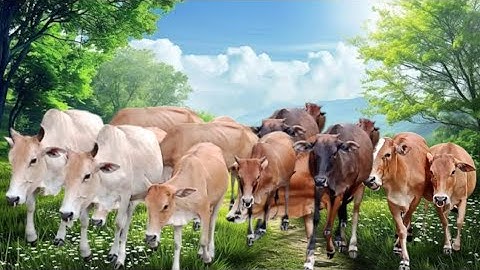 Video Menggiring Sapi Lembu Jinak melewati jalan Hutan Menuju Kandang,Suara Sapi Lucu,Suara Sapi Moo