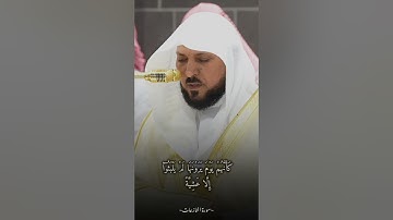 تلاوة فضيلة الشيخ ماهر المعيقلي من صلاة المغرب الأمس. #ماهرالمعيقلي