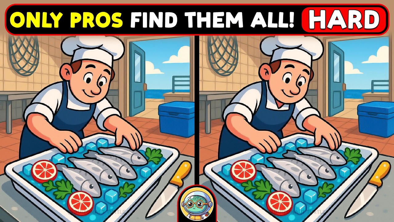 🐢🧩 Spot 3 Differences | Test Your Sharp Eyes 🧩🐢 | Quizonaut Turtle