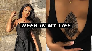 week in my life #2 | new tattoo, amsterdam & my first event.