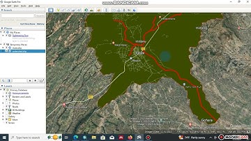 Create a study area map from google earth