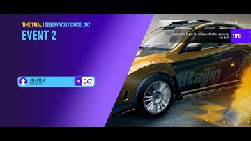 NFS No Limits Event 2 Time Trial Observatory| Subaru Drift