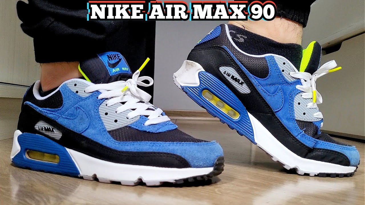 Review Nike Air Max 90 Azul Claro e Preto, Comprado No Site Oficial Nike