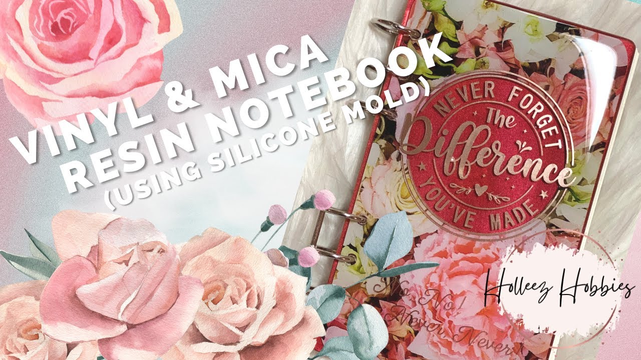 Vinyl & Mica Resin Notebook (Silicone Mold)