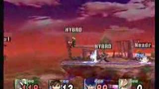 Hybrid Speed(Wolf)-FzeroX(Fox) vs. Soul Stealers 1/3
A Gamebattles.com Super Smash Brothers Brawl team match. First of the set. Hybrid Speed(Wolf)-FzeroX(Fox) vs. Soul Stealers 1/3