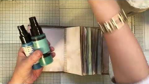 **Back to Basics** Mini Winter Journal #2 ( & Gesso recipe)