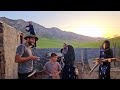 Nomadic family  najmeh cooks authentic iranian dinner for family members  villagelife