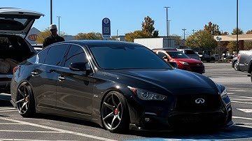 POV: Running Errands in My Slammed Q50 Red Sport