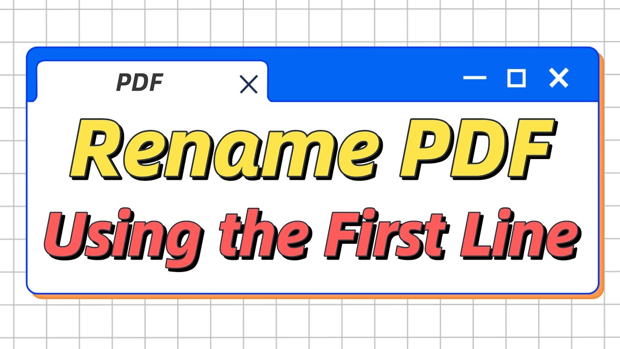 Batch rename the file name using the first line content of a large ...