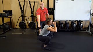 Midline Stabilization in the Air Squat