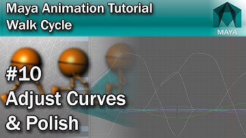 Maya Walk Cycle Tutorial #10 Complete & Polish using Graph Editor