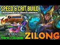 Attack Speed & Critical Build Zilong Glorious General - Top 1 Global Zilong by •[F4HW4Z]• - MLBB