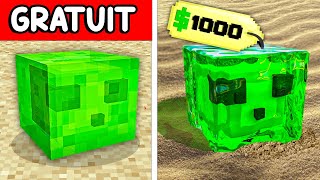 Minecraft mais Je peux Acheter le RÉALISME du JEU..