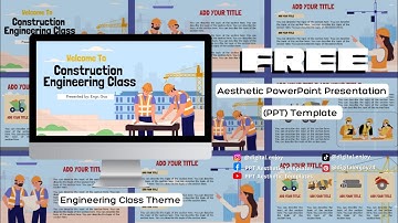 #21 Engineering Class Theme | FREE Aesthetic PowerPoint Presentation (PPT) Template | Canva Editable