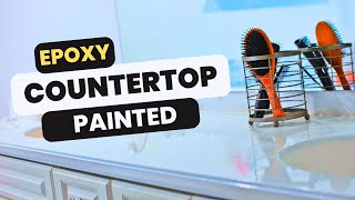 Transforming Your Bathroom with Epoxy Painted Countertops - A Stunning Renovation