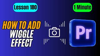 How to Create Subtle Floating Camera Motion Effect - Lesson 180 Adobe Premiere Pro Tutorial screenshot 4