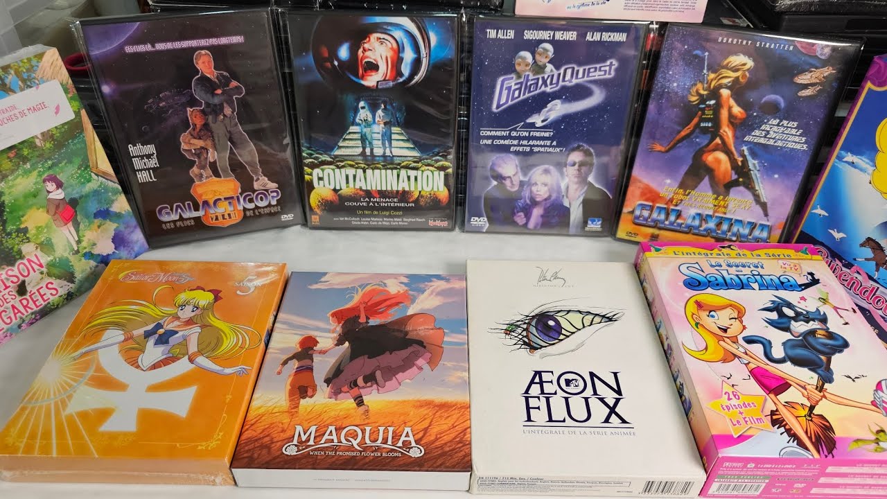UN VOYAGE VISUEL UNIQUE PLEINS DE SÉRIES ANIMÉS DE NOTRE ENFANCE : DVD / BLU-RAY 😍🤩😍🤩 !!!