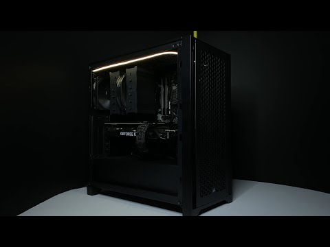 All Black/Non-RGB PC Build ft. Corsair 4000D Airflow, Ryzen 5 5600X, and RTX 3070