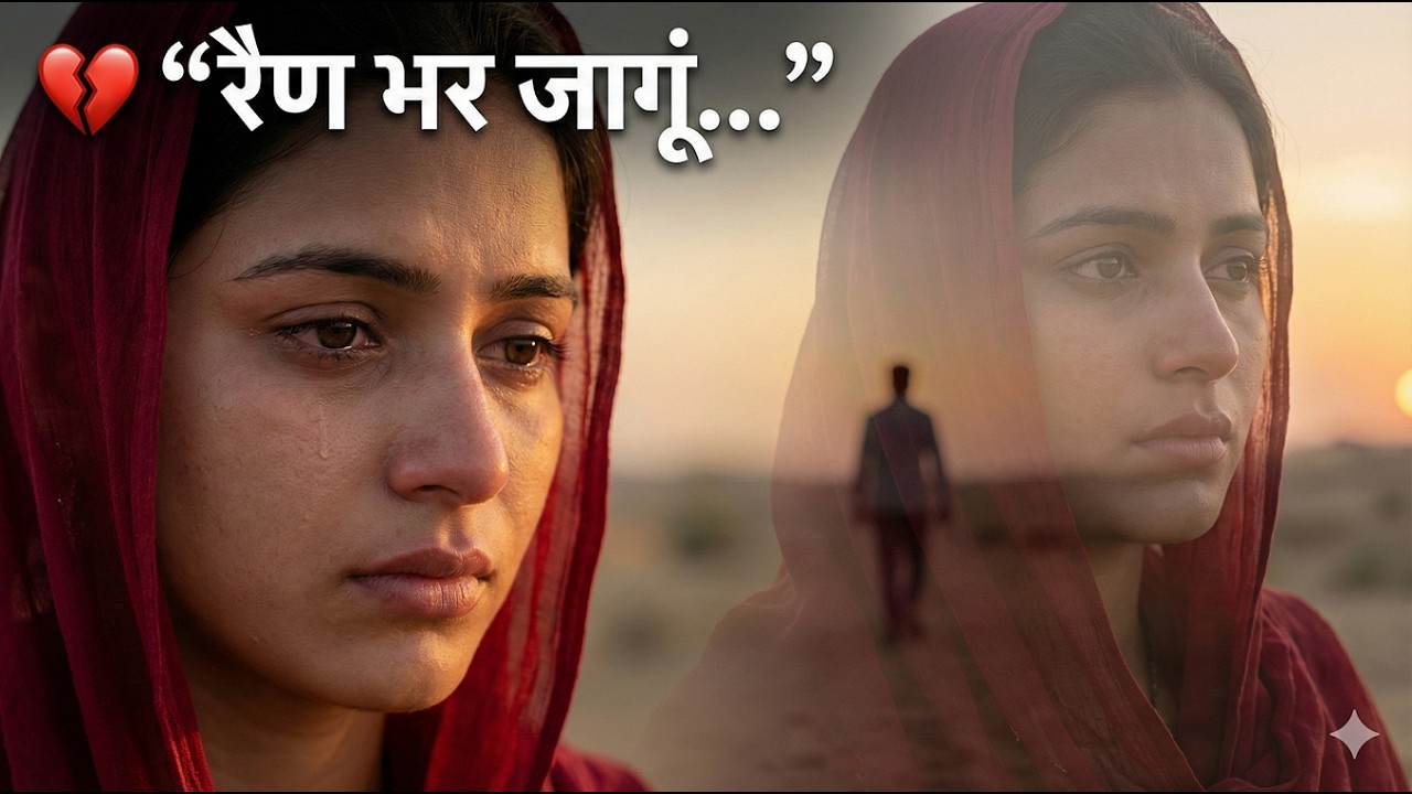 रैण भर जागूं 💔 | New Rajasthani Sad Song 2026 | Female Bewafa Song