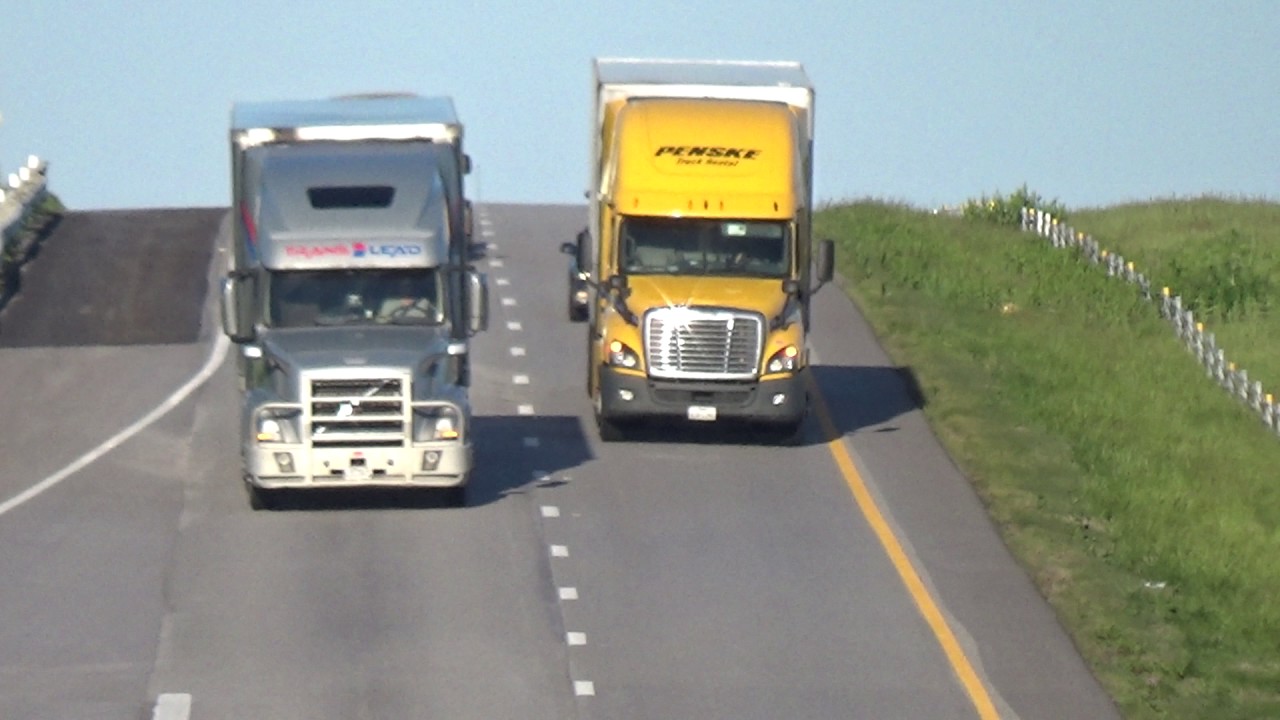 4619 Watching Trucks from an overpass