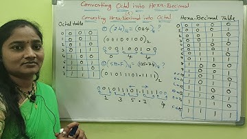 Computer Number System|| Part -4 || Converting Hexadecimal to Octal And Viceversa  ||TST