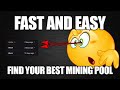 Fast Way To Find The Best SOLO Mining Pool