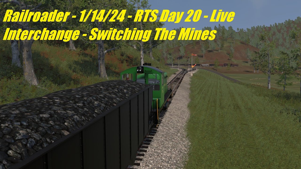 Railroader - 1/14/24 - RTS Day 20 - Live Interchange - Switching The ...