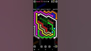 How To Solve Flow Free Hexes 12x12 Mania Level 75 Board Walk Through Solution Walkthrough