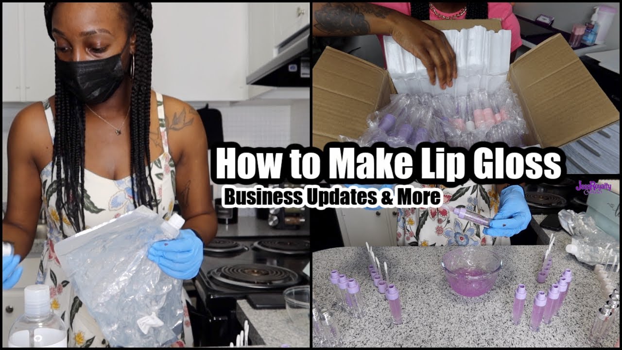 Как сделать блеск для губ | Новые тюбики | Новости бизнеса | JessRoyalty Cosmetics