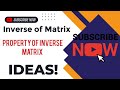 Inverse of Matrix |