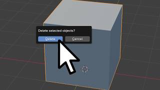 How to delete Cube in Blender