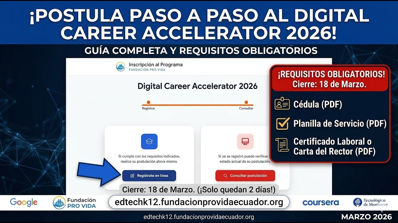 [TUTORIAL] Cómo postular a la Beca EdTech K12 Ecuador 🇪🇨 (Paso a Paso ...