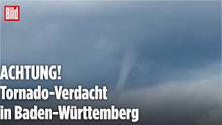 Unwetter in Karlsruhe: Wetterphänomen löst Tornado-Verdacht aus!