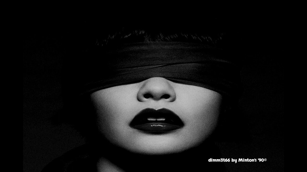 Armani black blindfolded