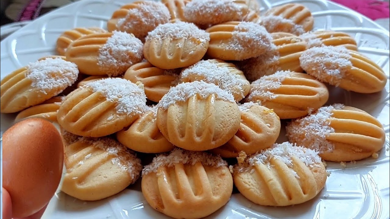 حلوة العشر دقايق لشرب الشاي 😋بيضة واحدة بدون طابع كدوب فاليد قبل الفم 👌