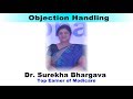 Modicare-Objection Handling by Dr.Surekha Bhargava