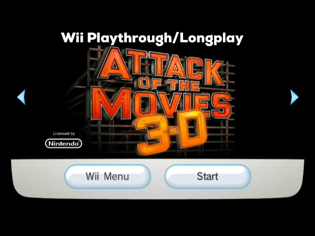 Jogo Lacrado Midia Fisica Attack of the Movies 3D Wii em Promoção na  Americanas