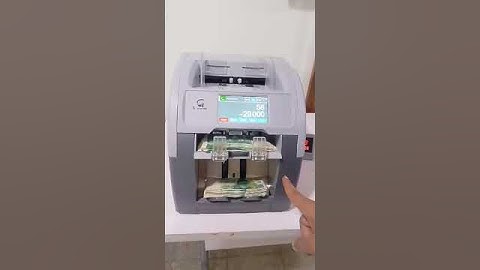 GRACETEK Fitness Currency Sorting Machine GBS3500 - Training video 4 Face sort