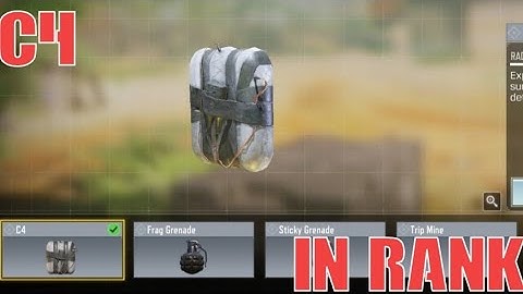 Using the C4 in (Call Of Duty Mobile) Search And Destroy