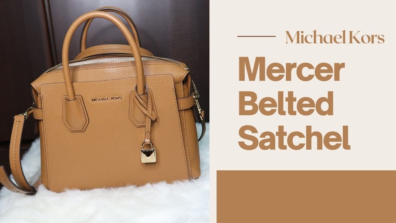 michael kors mercer belted satchel