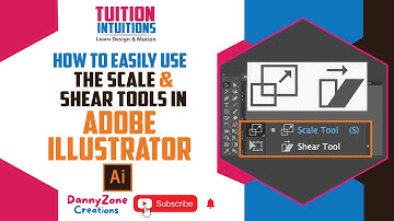 How to Easily use the Scale and Shear tools in Adobe Illustrator CC