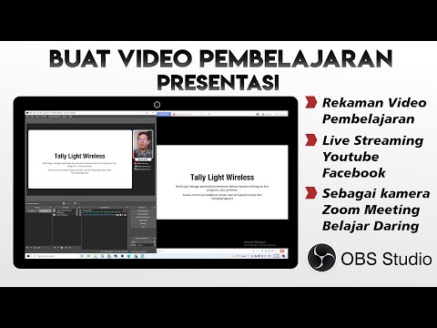 Belajar Membuat Video Pembelajaran Materi Presentasi Menggunakan OBS -  Rekam, Streaming, dan Zoom