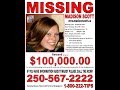 It's been 8yrs since Madison Scott vanished