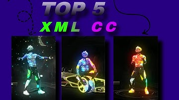 Top 5 rainbow glow XML in alight motion || lobby glow XML in free fire