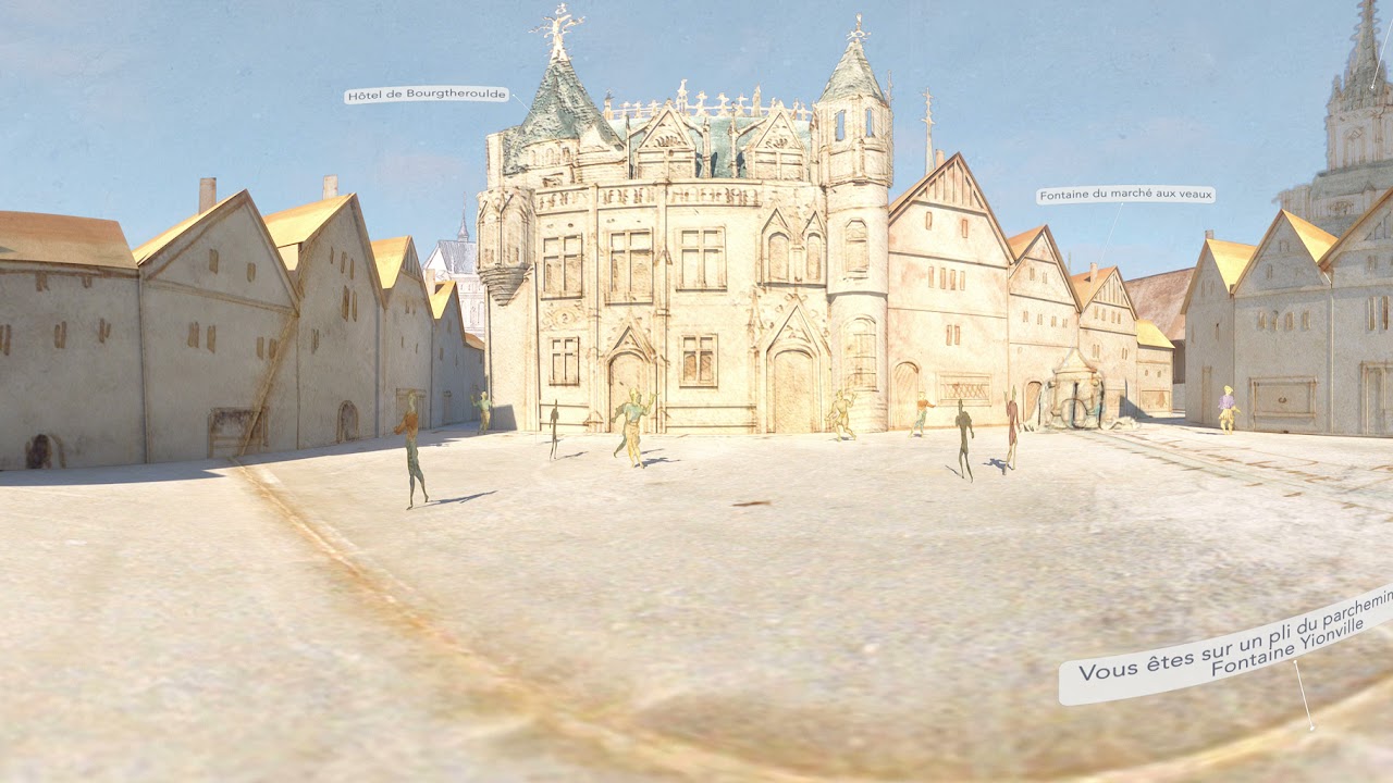 Rouen au 16e siècle en réalité virtuelle : Plongée dans le livre des fontaines