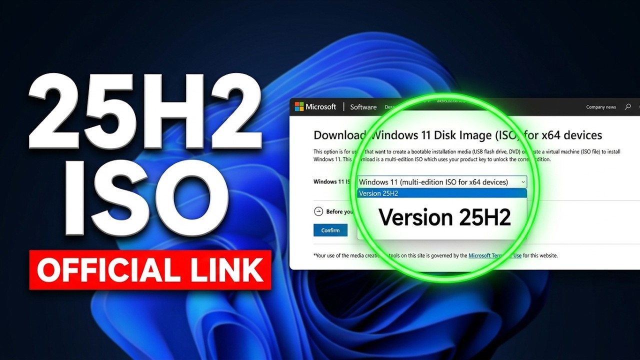 Windows 11 25H2 Tutorials: How to Download Microsoft Windows 11 25H2 ...