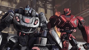 Transformers - All of jazz and cliffjumper cutscenes | (4K)